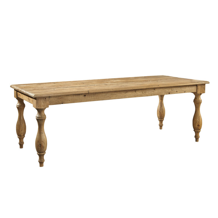 Furniture Classics Biloxi 87'' Pine Solid Wood Dining Table Wayfair